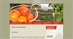 Desktop Screenshot of downtownharvest.org